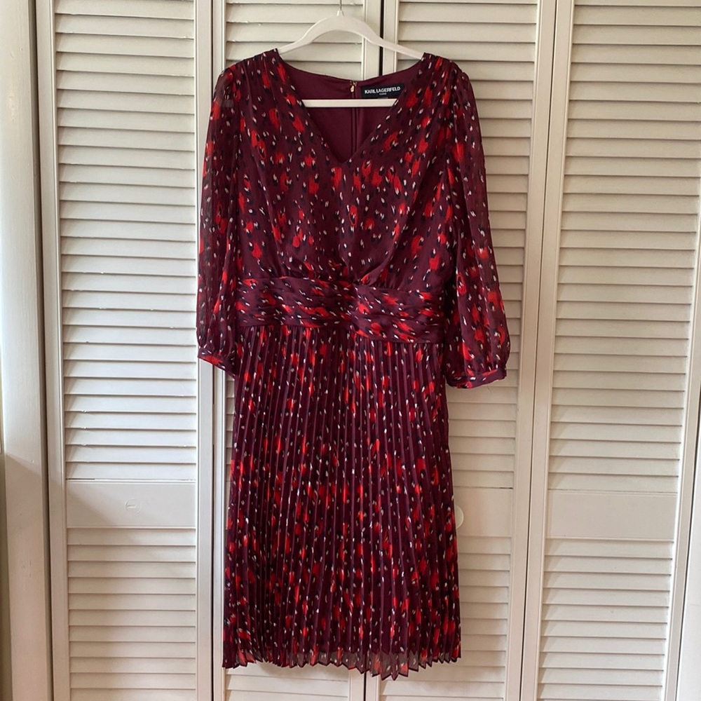Karl Lagerfeld Pleated Dress
